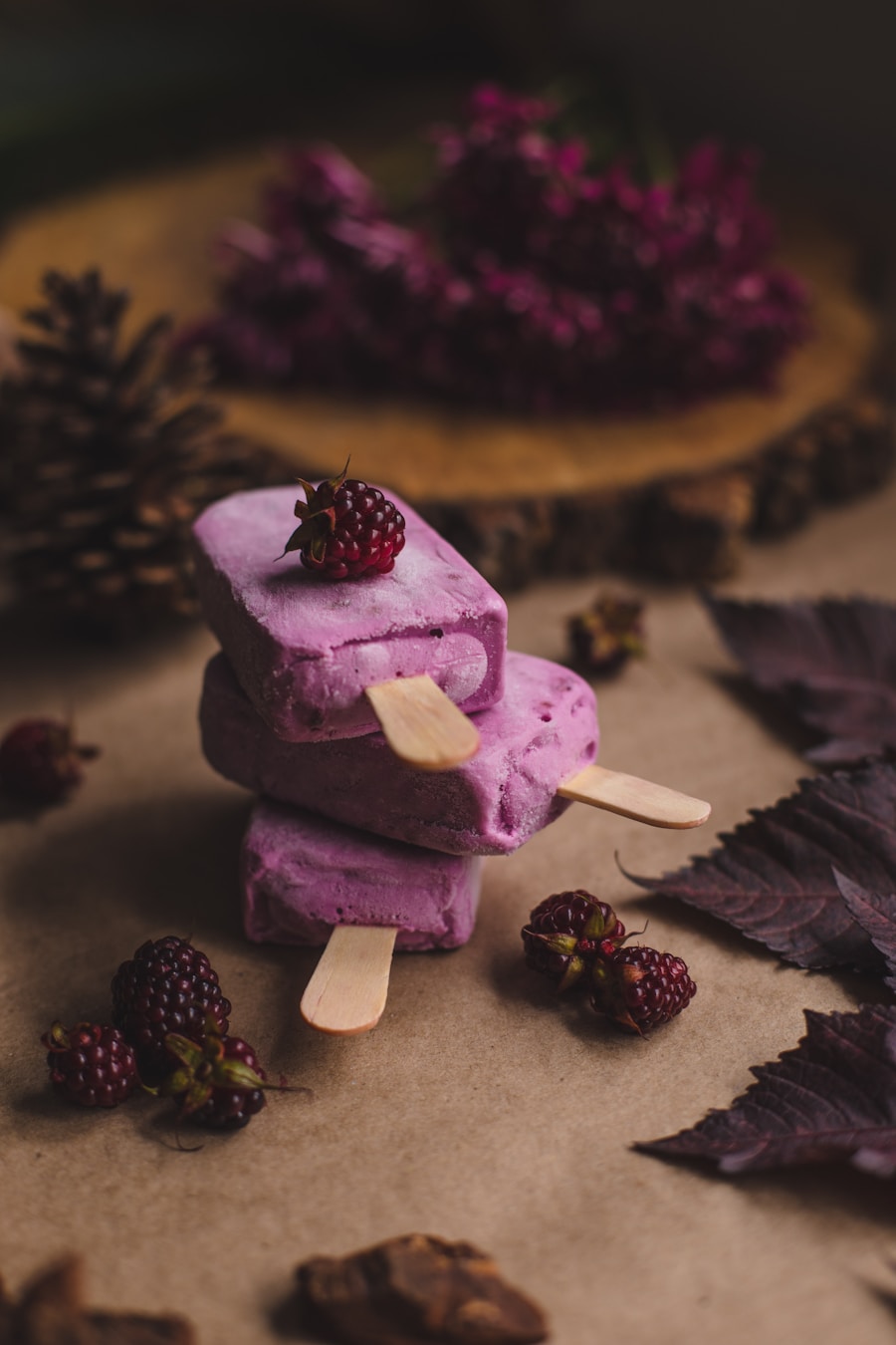 Berry ice cream