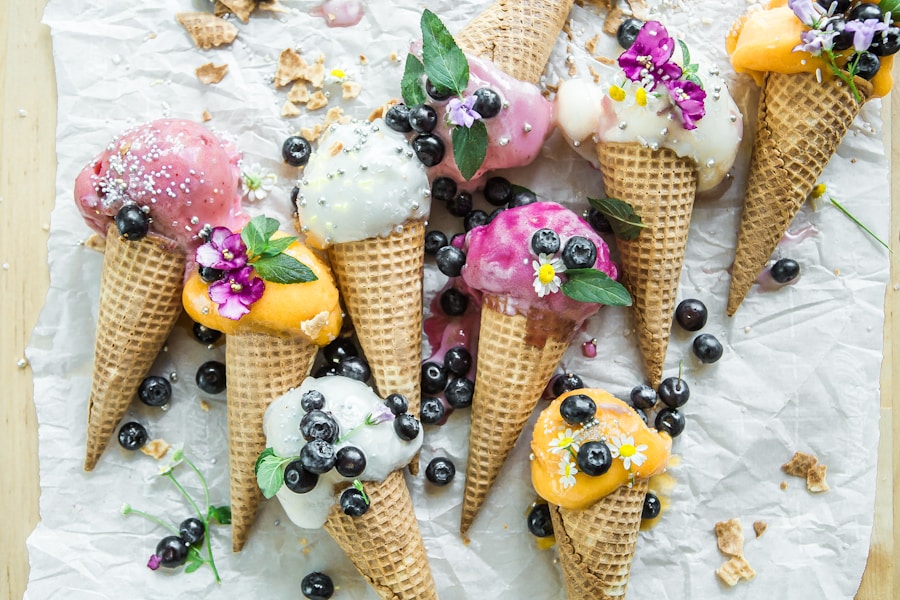 Mint ice cream